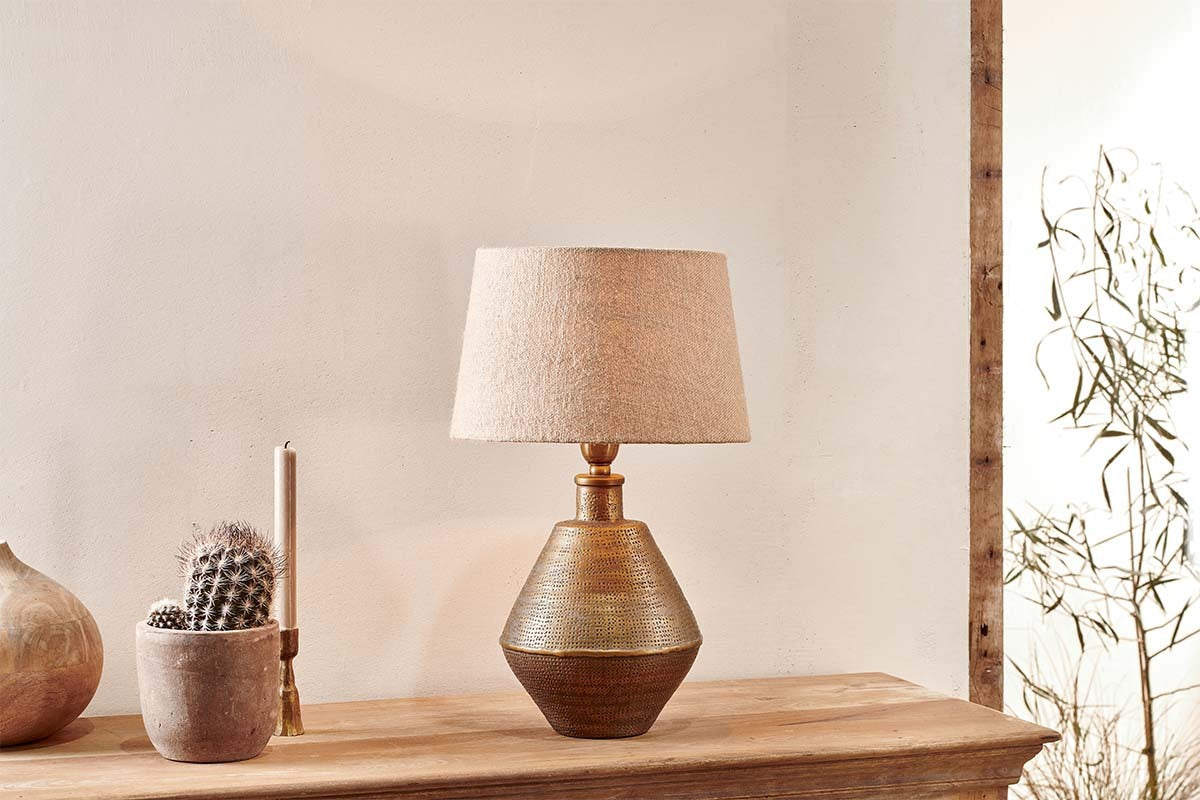 Nalgonda Lamp Base - Antique Brass - Small