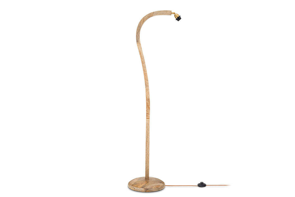 Namira Mango Wood Floor Lamp Base - Natural