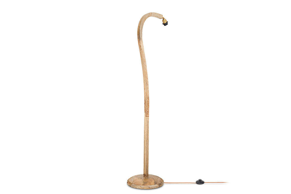 Namira Mango Wood Floor Lamp Base - Natural