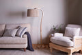 Namira Mango Wood Floor Lamp Base - Natural