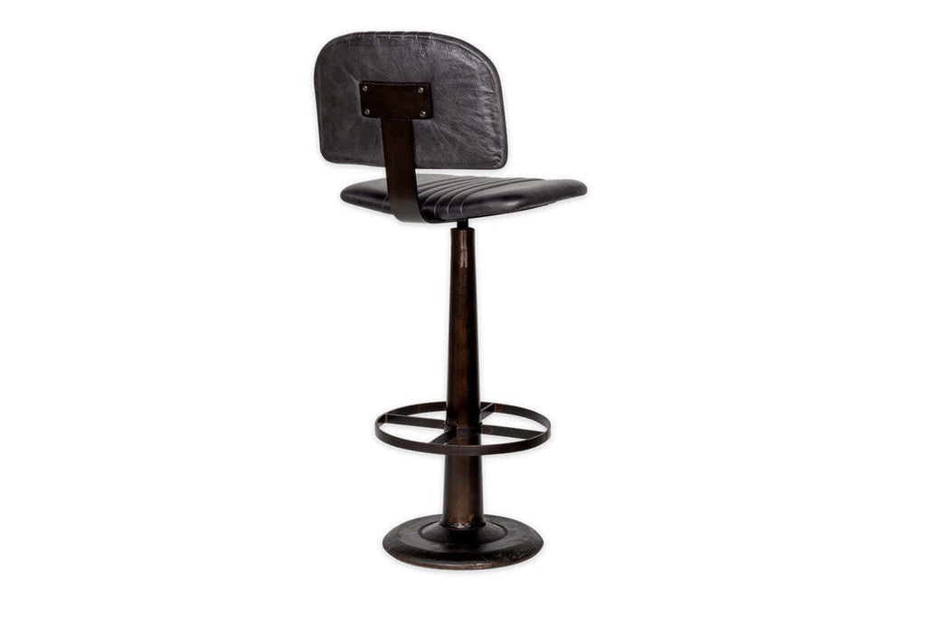Narwana Bar Chair - Aged Black
