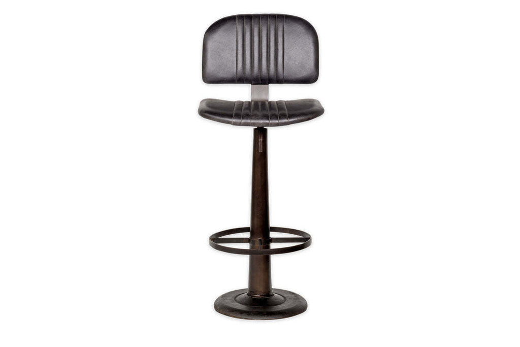 Narwana Bar Chair - Aged Black