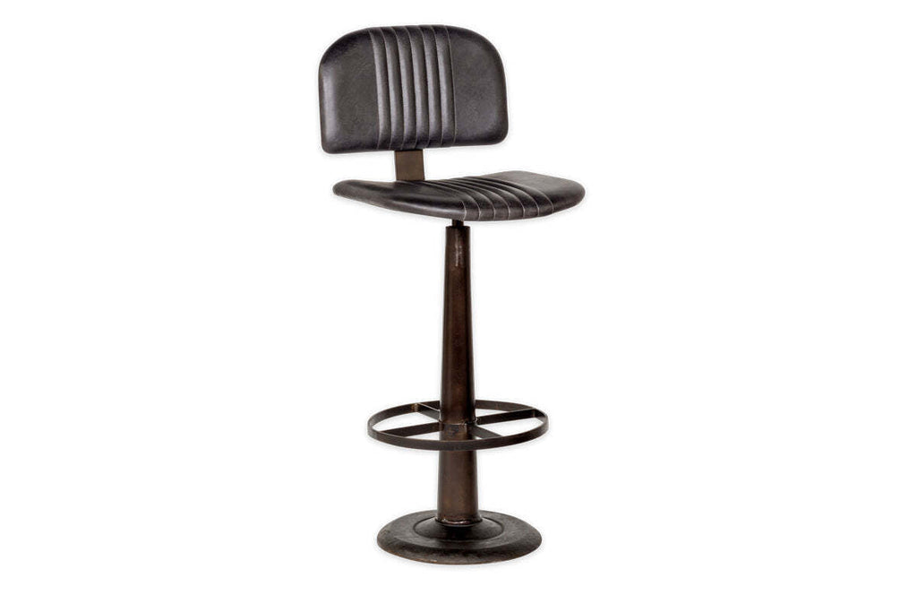 Narwana Bar Chair - Aged Black