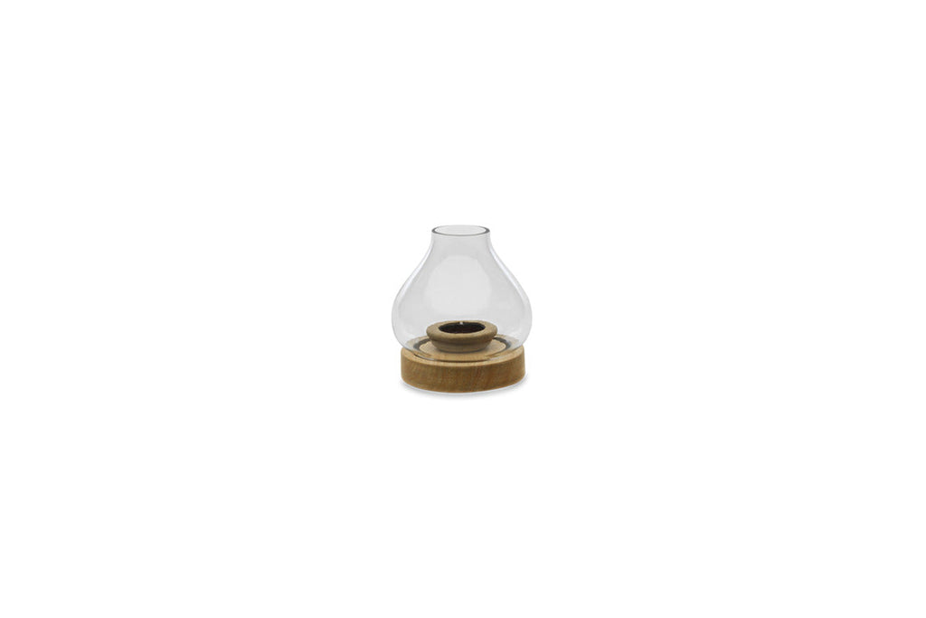 Naryla Mango Wood Lantern - Natural