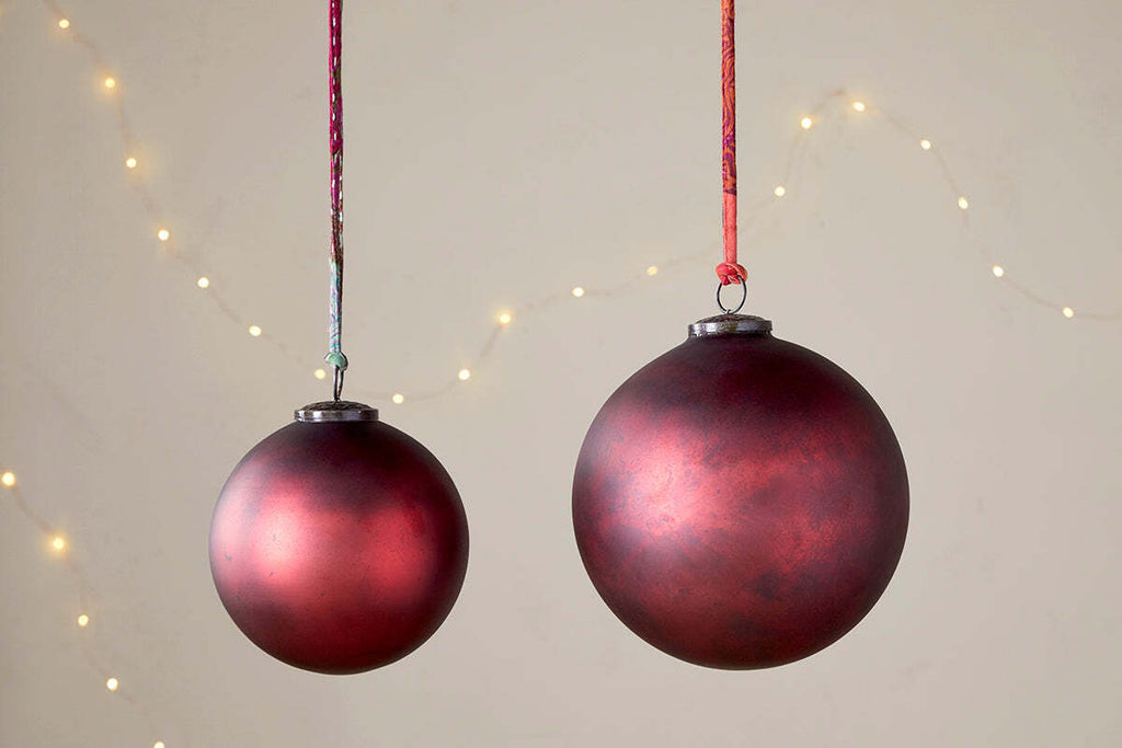 Oko Giant Bauble - Matt Bordeaux