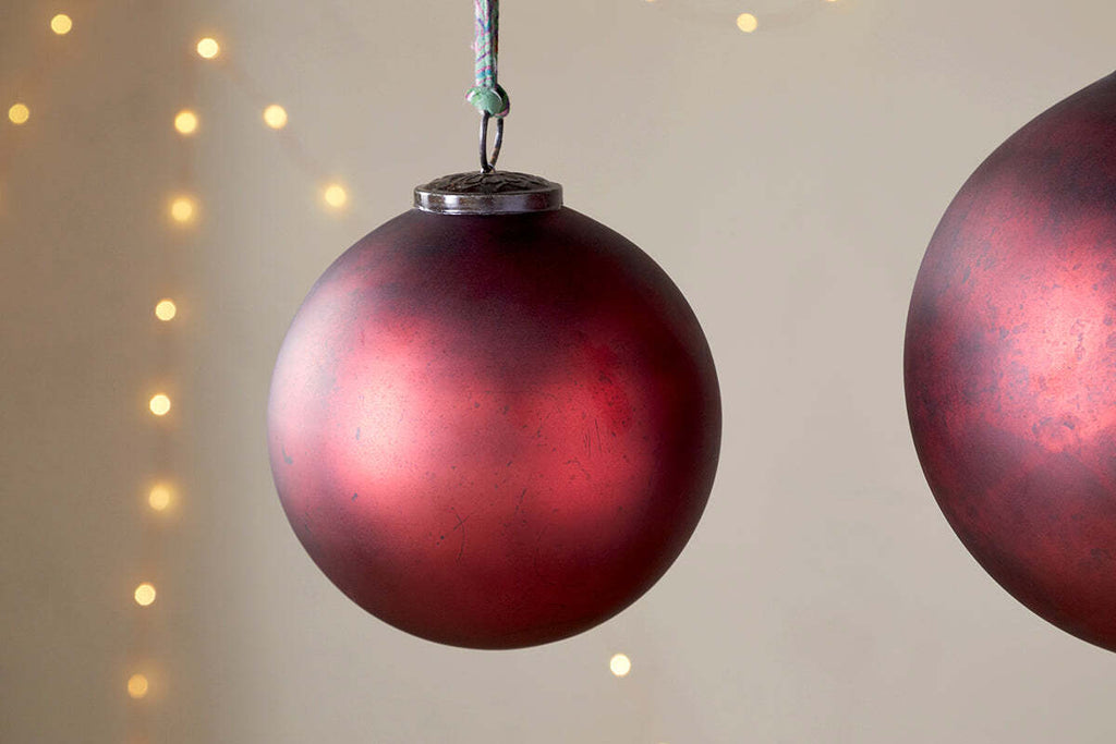 Oko Giant Bauble - Matt Bordeaux