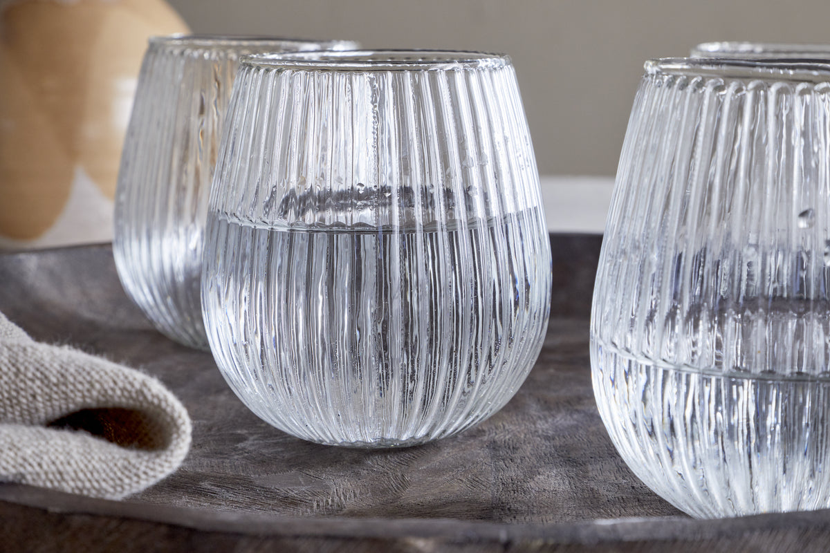 Otuba Tumbler - Clear (Set of 4)