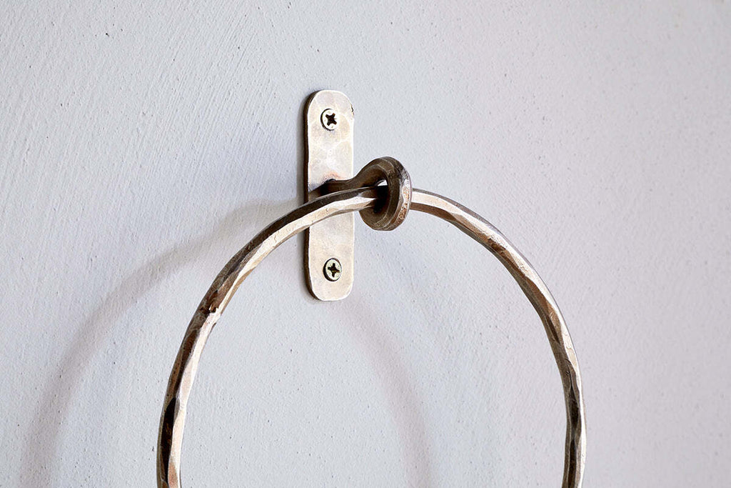 Olani Towel Ring - Antique Brass