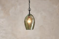 Otoro Recycled Glass Pendant - Green - Small Oval