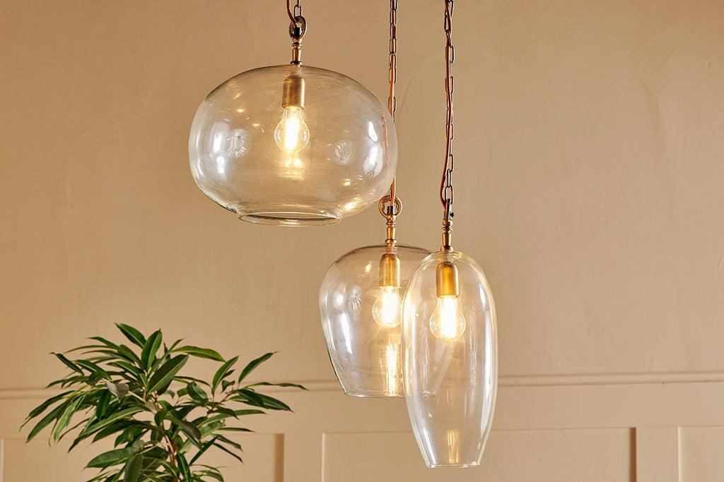 Otoro Statement Recycled Glass Cluster Pendant