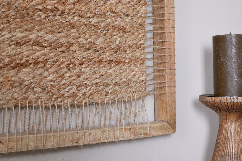 Pemali Woven Jute Wall Art - Natural