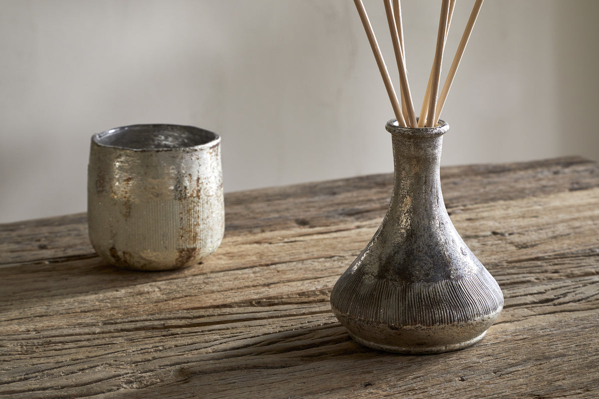 Juniper & Fir Reed Diffuser - Antique Gold
