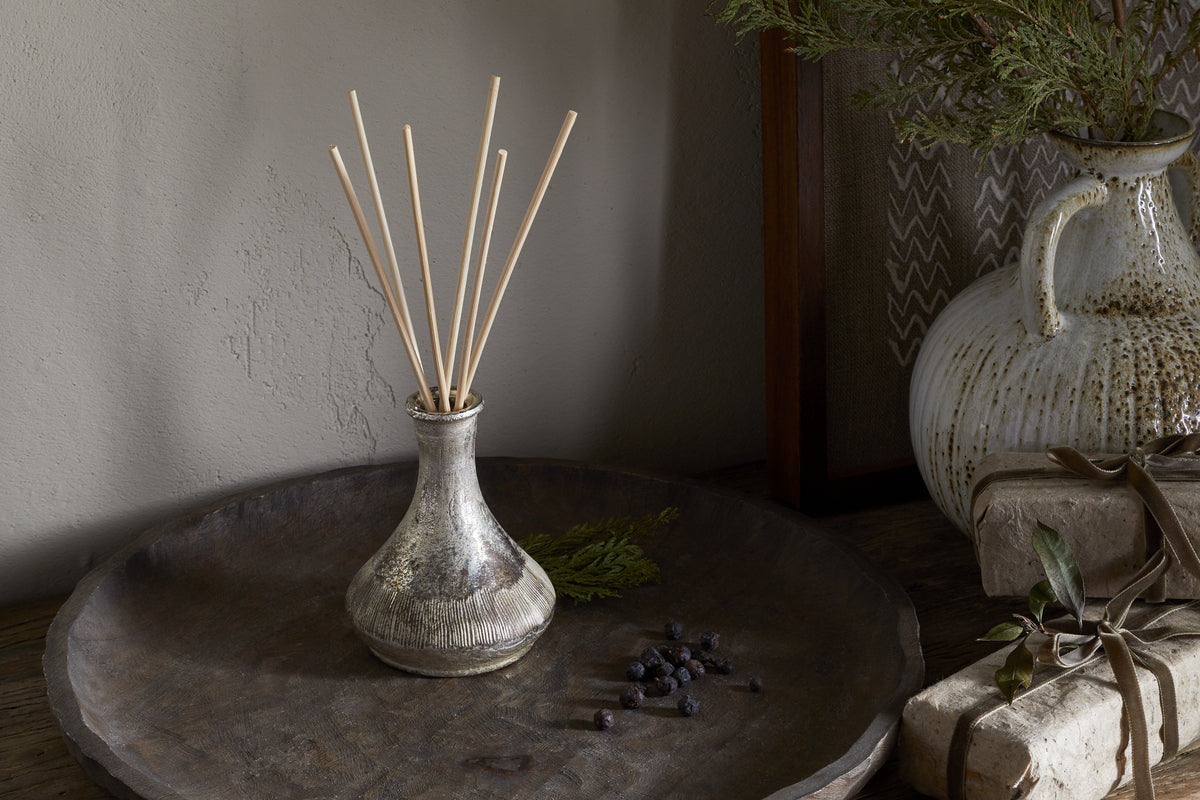 Juniper & Fir Reed Diffuser - Antique Gold