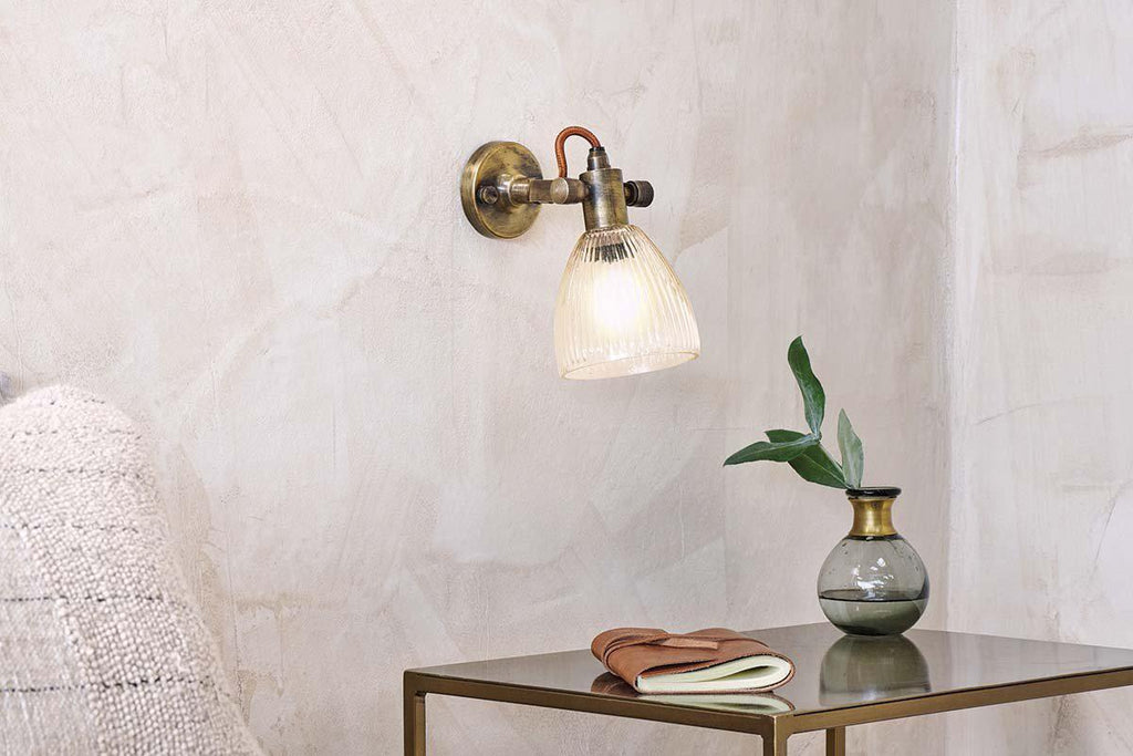 Rarni Recycled Glass Single Wall Light