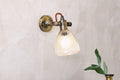 Rarni Recycled Glass Single Wall Light