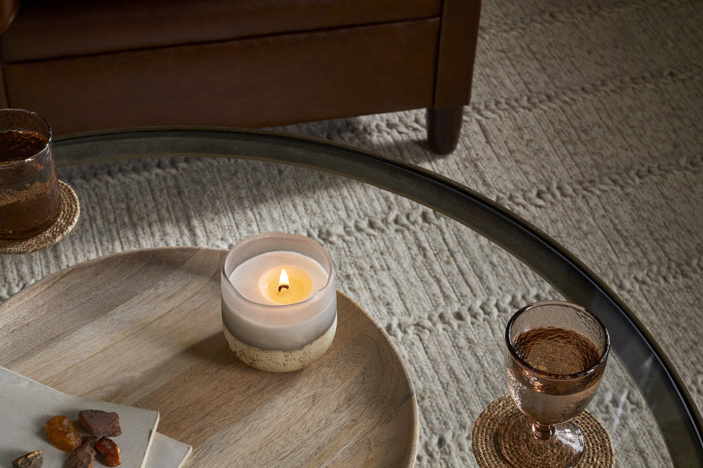 Cardamom & Amber 1 Wick Scented Candle - Aged Smoke - 1 Wick