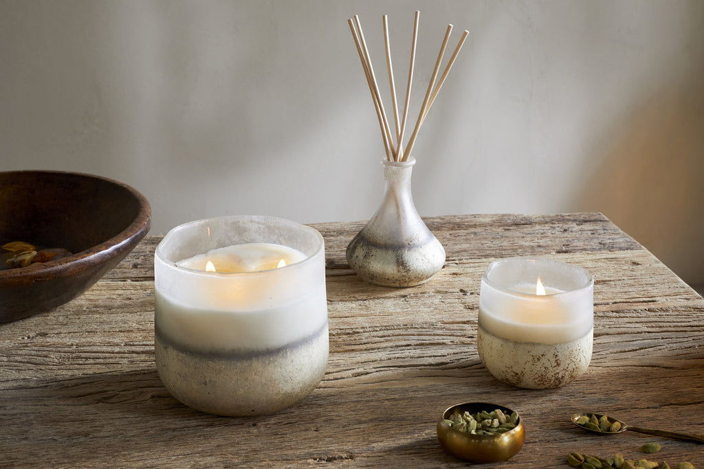 Cardamom & Amber 1 Wick Scented Candle - Aged Smoke - 1 Wick
