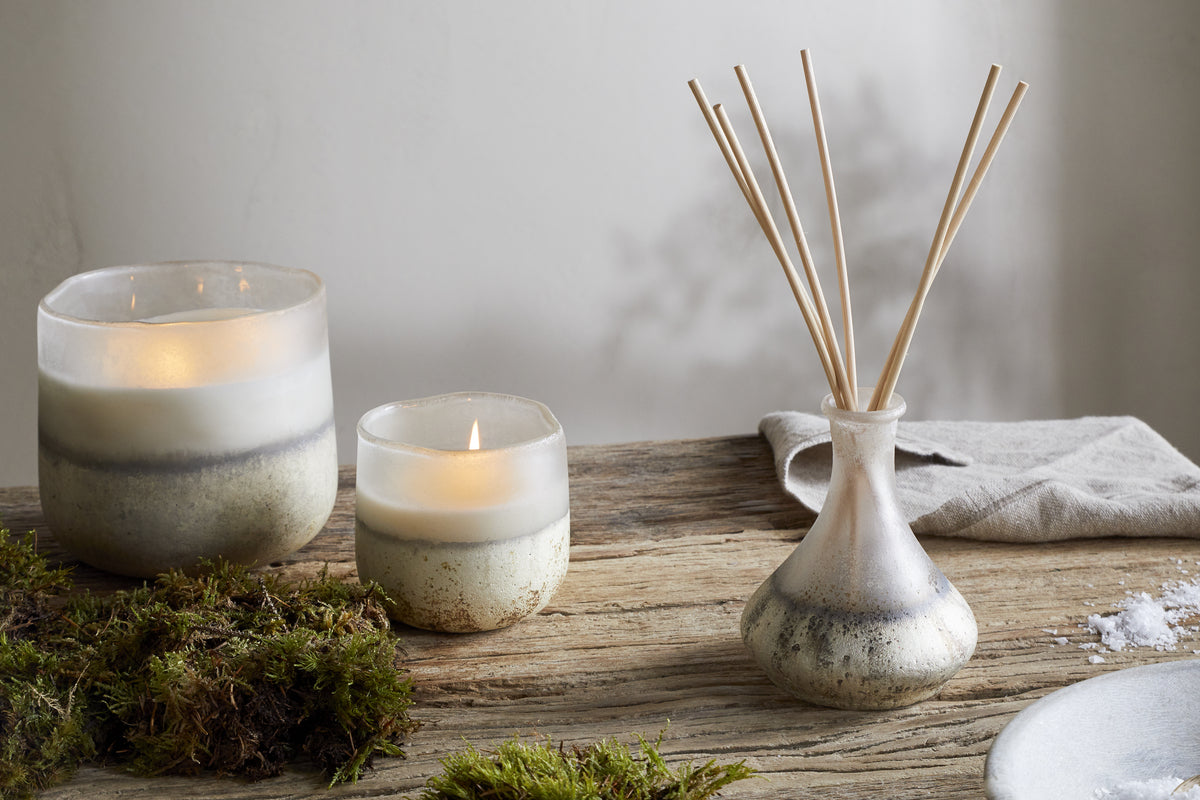 Sea Salt & Moss 1 Wick Scented Candle - Aged Smoke - 1 Wick
