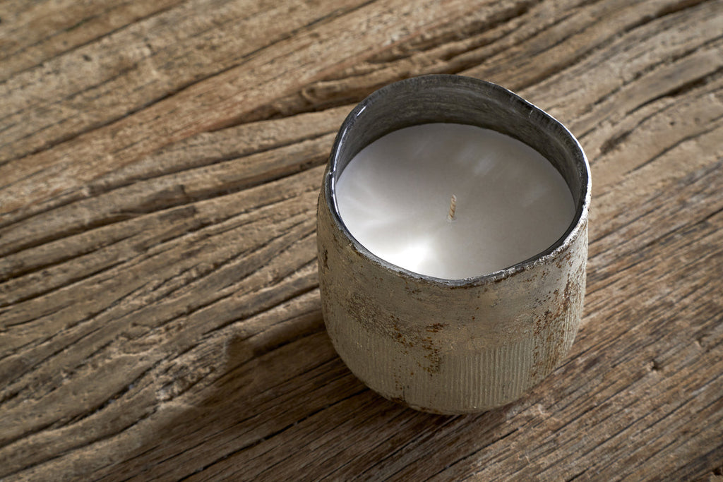 Mandarin & Clove 1 Wick Scented Candle - Antique Gold - 1 Wick
