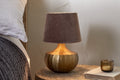 Sakiti Cast Aluminium Table Lamp Base - Antique Brass