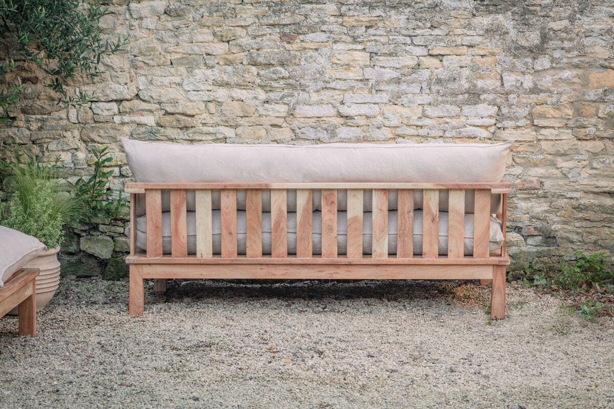 Sadhi Acacia Wood Outdoor Sofa