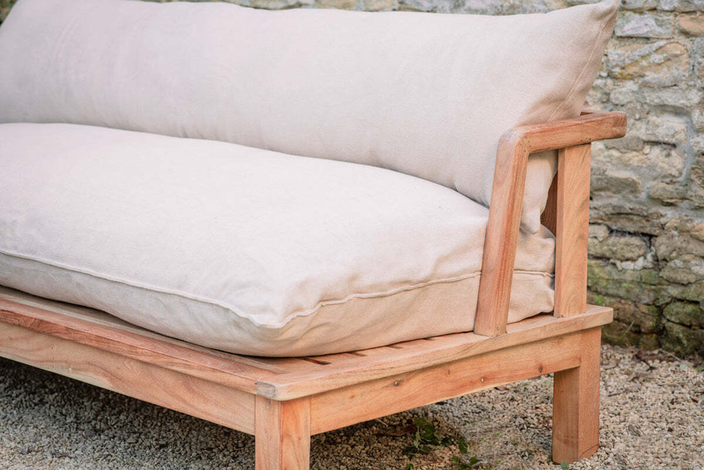 Sadhi Acacia Wood Outdoor Sofa