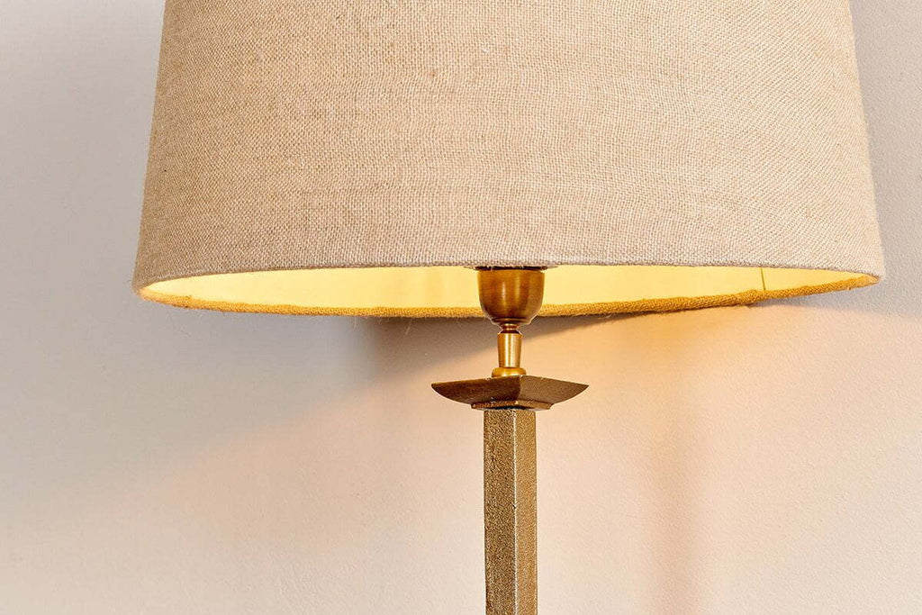Sahhil Metal Tripod Floor Lamp Base - Antique Brass