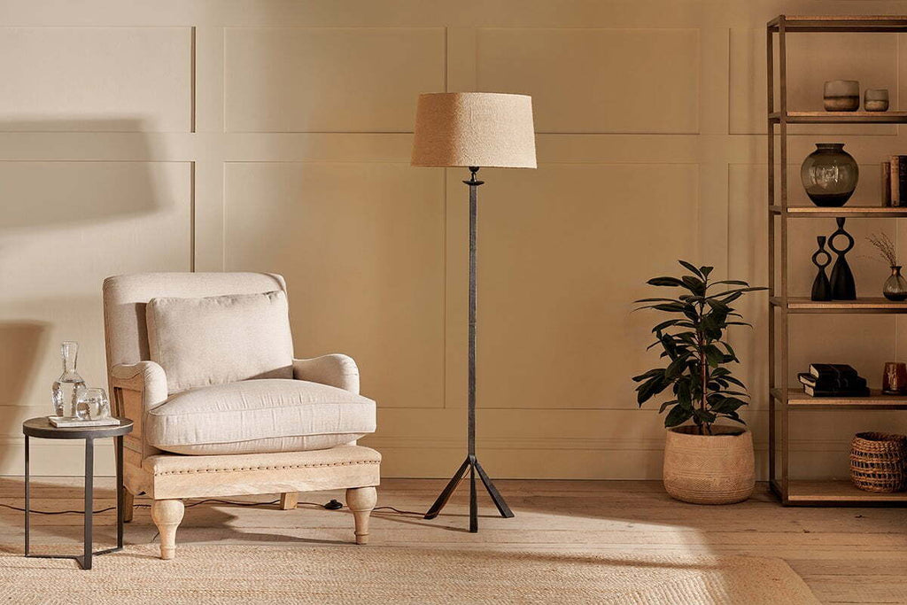 Sahhil Metal Tripod Floor Lamp Base - Antique Bronze