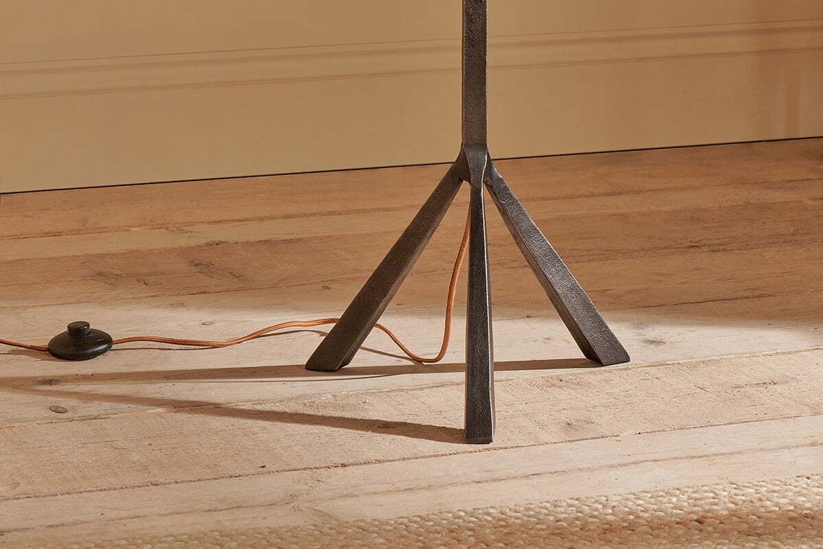 Sahhil Metal Tripod Floor Lamp Base - Antique Bronze