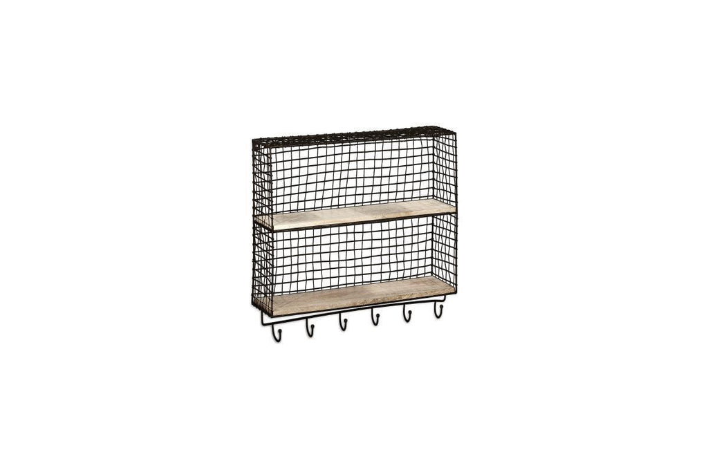 Tamba Shelf with Hooks