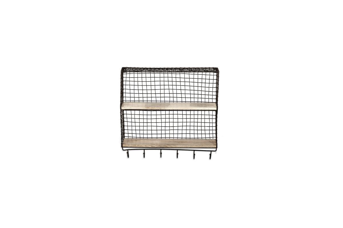 Tamba Shelf with Hooks