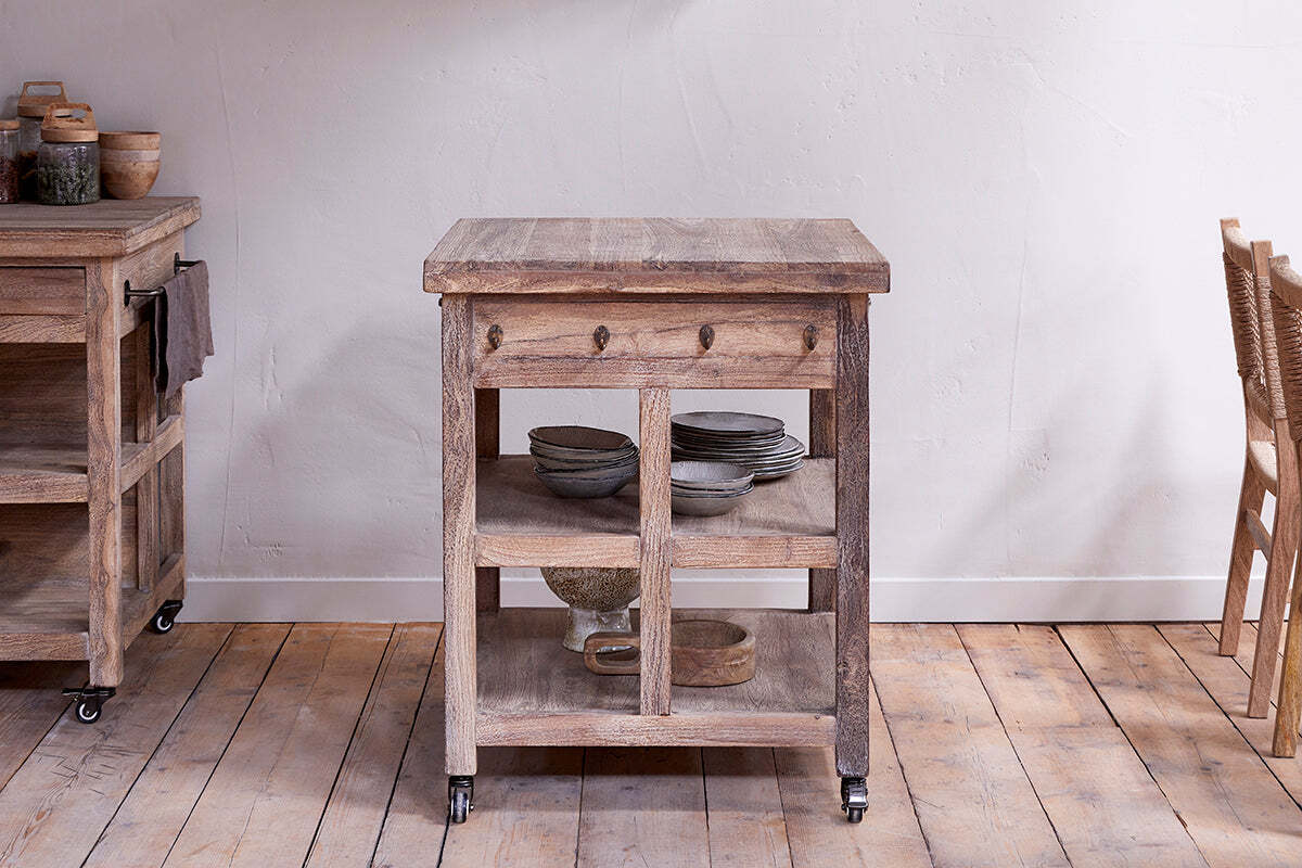 Tivu Reclaimed Wood Butchers Block - Natural