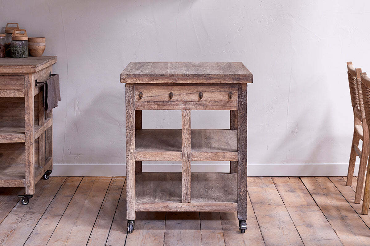 Tivu Reclaimed Wood Butchers Block - Natural