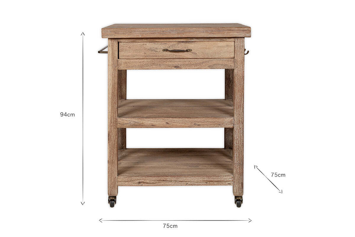 Tivu Reclaimed Wood Butchers Block - Natural