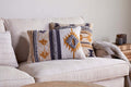 Tussi Sia Cushion Cover - Mustard & Grey