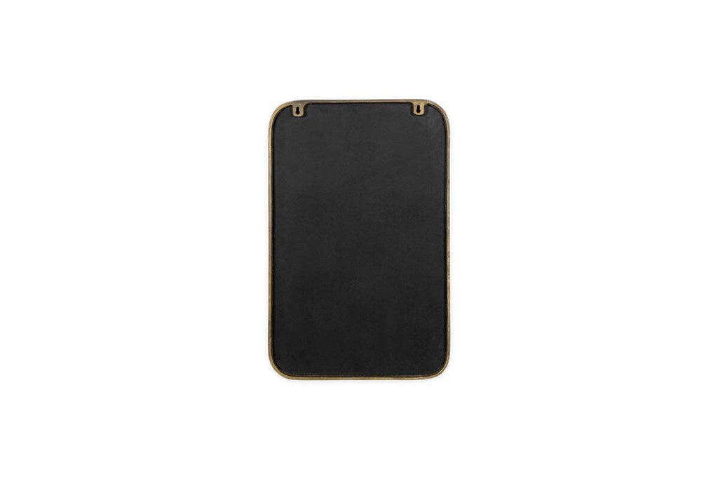 Ungura Rounded Mirror - Antique Brass - Small