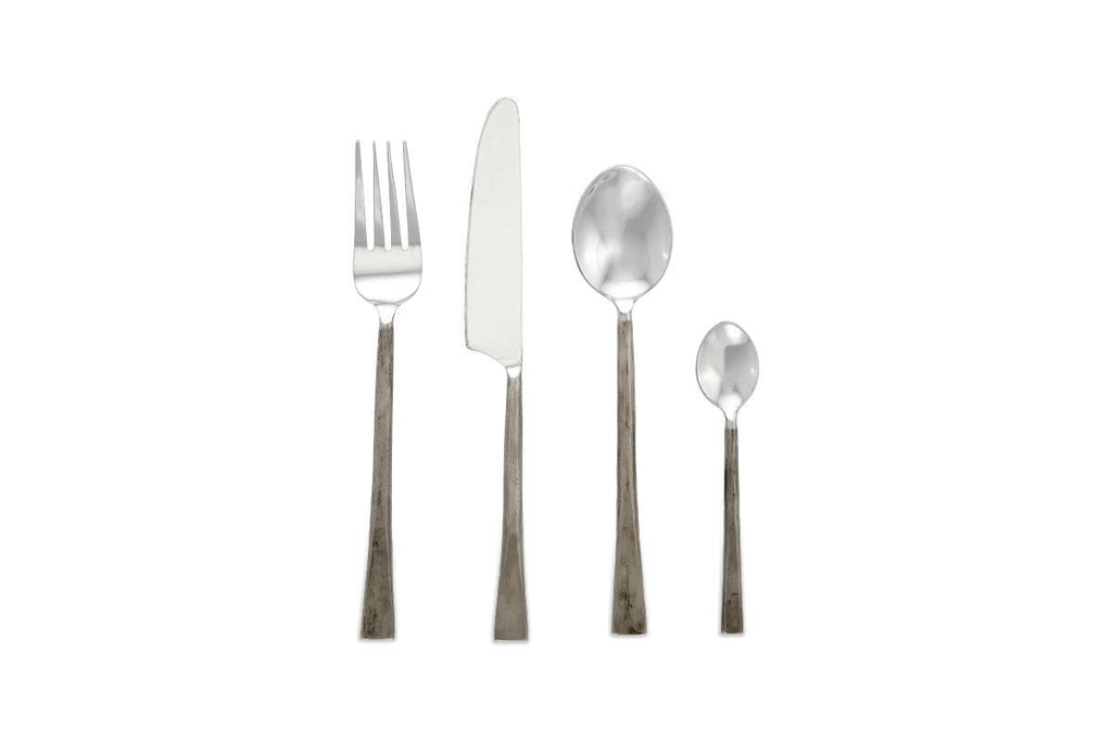 Usa Cutlery Set - Brushed Silver (Set of 16)