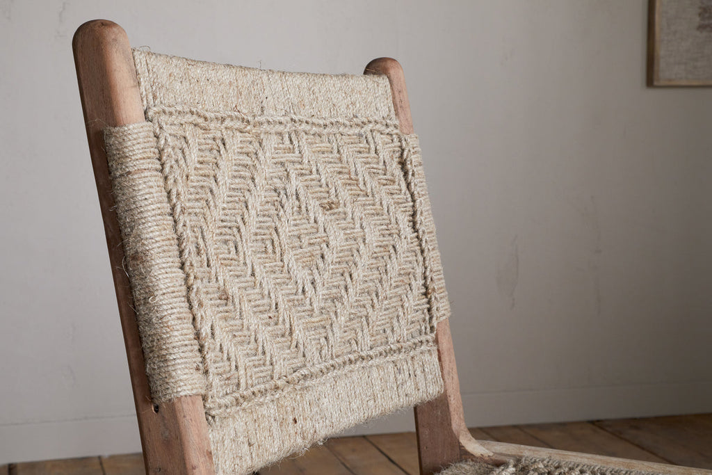 Vinay Woven Armless Dining Chair - Natural