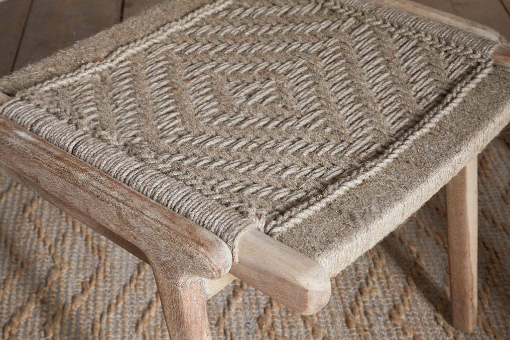 Vinay Woven Armless Dining Chair - Natural