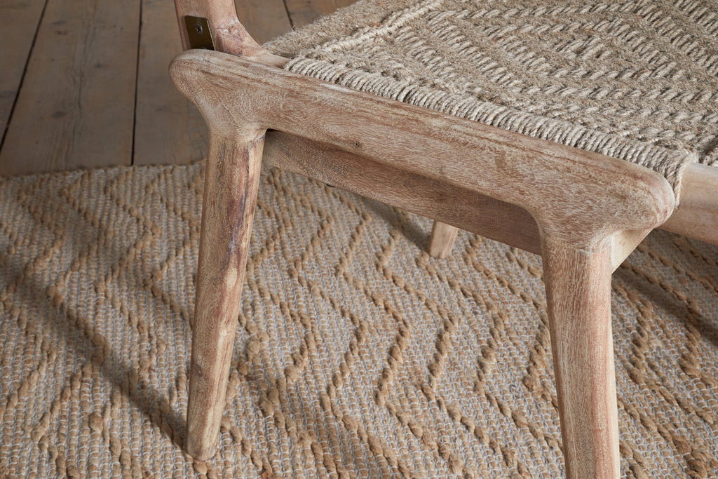 Vinay Woven Armless Dining Chair - Natural