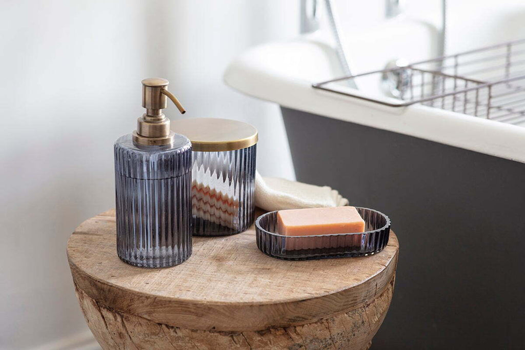 Valeska Recycled Glass Storage Pot