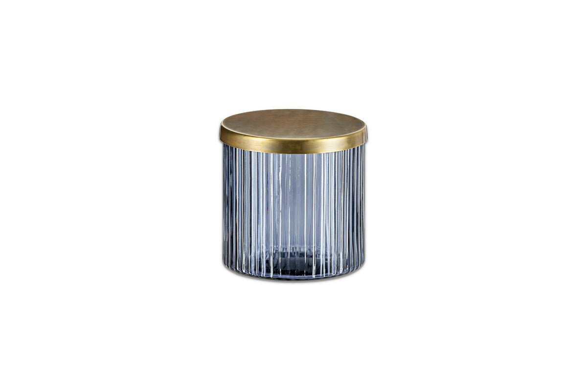 Valeska Recycled Glass Storage Pot