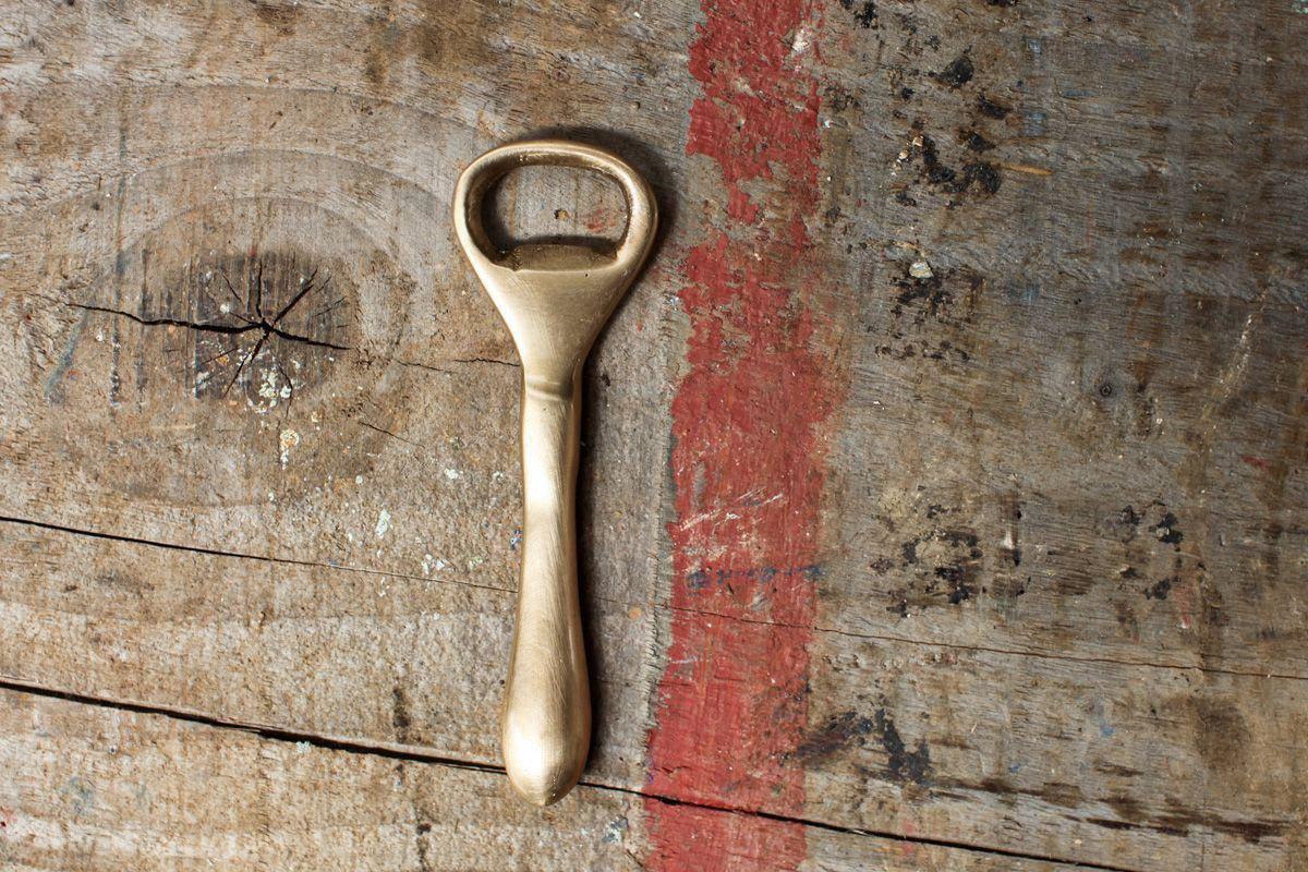 Vintage Gold Bottle Opener