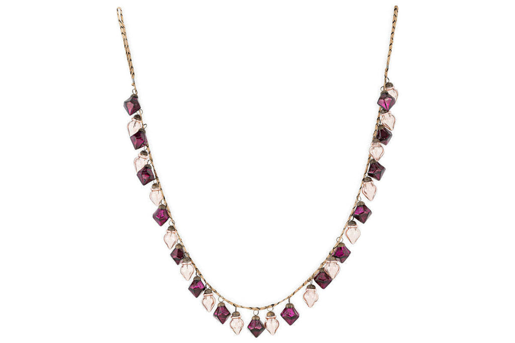 Ekiti Bauble Garland - Ruby & Copper