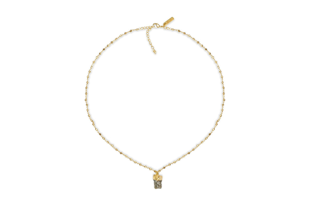 Hadari Labradorite Necklace - Gold