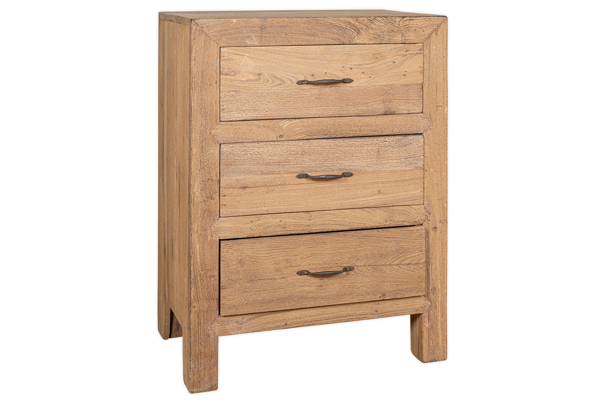 Iya Reclaimed Wood Chest of Drawers - Natural - Small