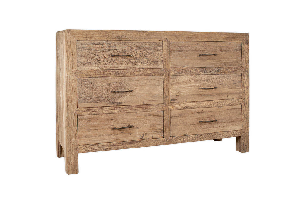 Iya Reclaimed Wood Chest of Drawers - Natural - Large