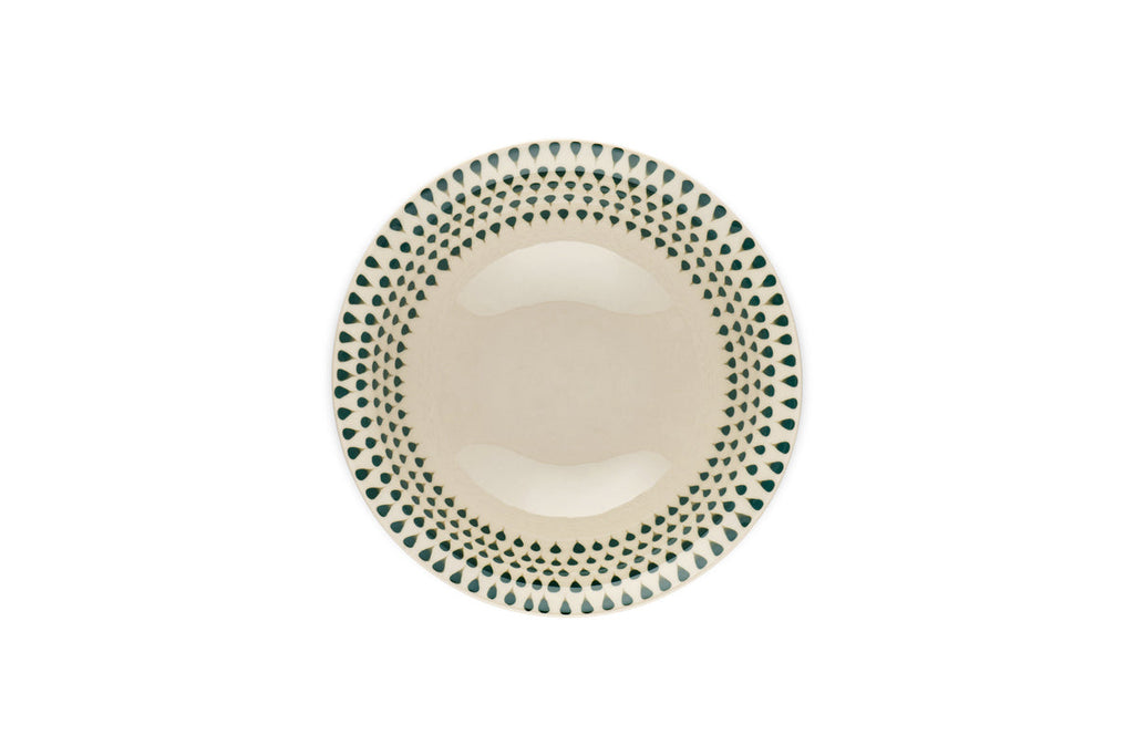 Juniper Drop Cereal Bowl - Cream & Juniper