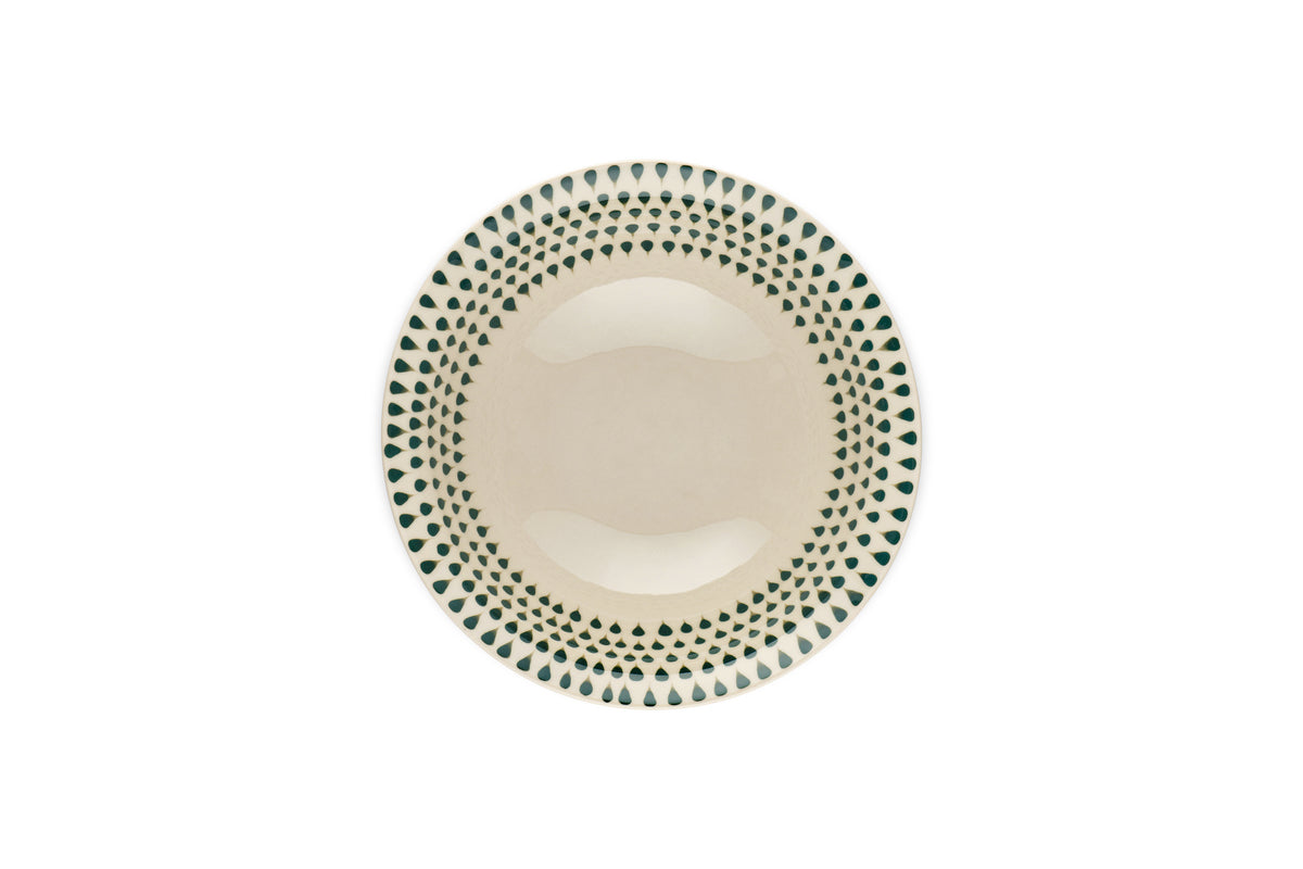 Juniper Drop Cereal Bowl - Cream & Juniper