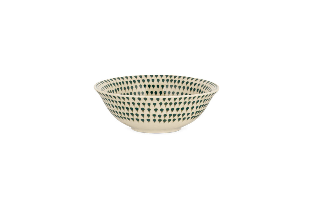 Juniper Drop Cereal Bowl - Cream & Juniper